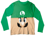 Camiseta Adulto Luigi Verde ML