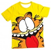 Camiseta Infantil Garfield Bocão MC