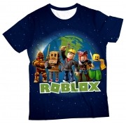 Camiseta Infantil Lego Roblox MC