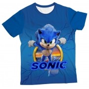 Camiseta Infantil Sonic Anel MC