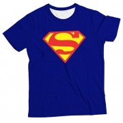 Camiseta Infantil Super Homem Simbolo MC