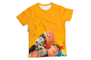 Camiseta Infantil Turma do Snoopy MC
