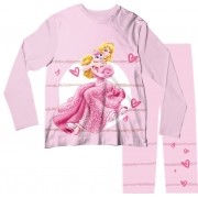 Pijama Infantil Aurora Rosa PJML
