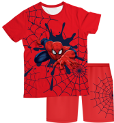 Pijama Infantil Homem Aranha Vermelho PJMC