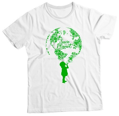 Camiseta Adulto Save the Planet BR MC