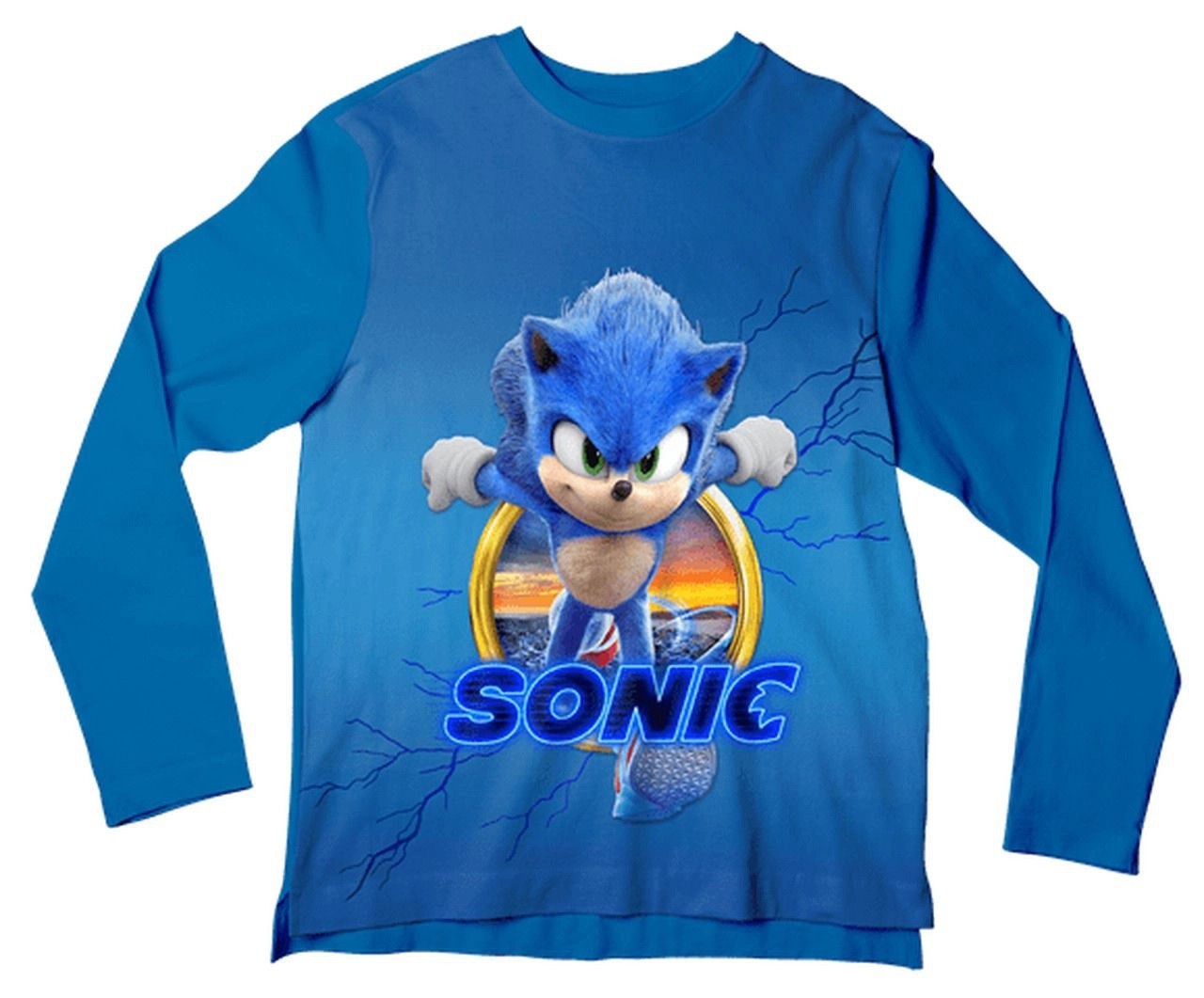 Camiseta Adulto Sonic Anel ML