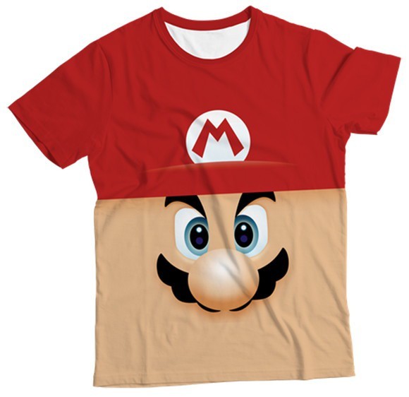 Camiseta Adulto Super Mario MC