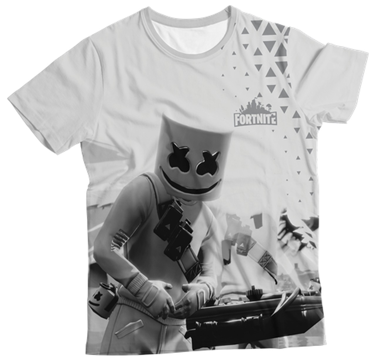 Camiseta Infantil Fortnite DJ Marshmello MC