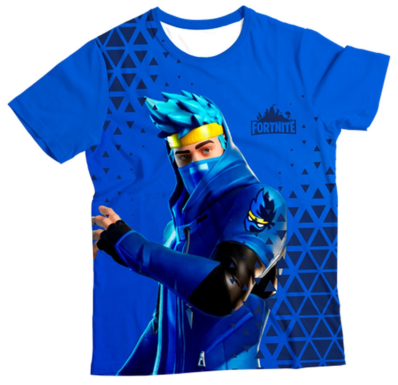 Camiseta Infantil Fortnite Skin Ninja MC