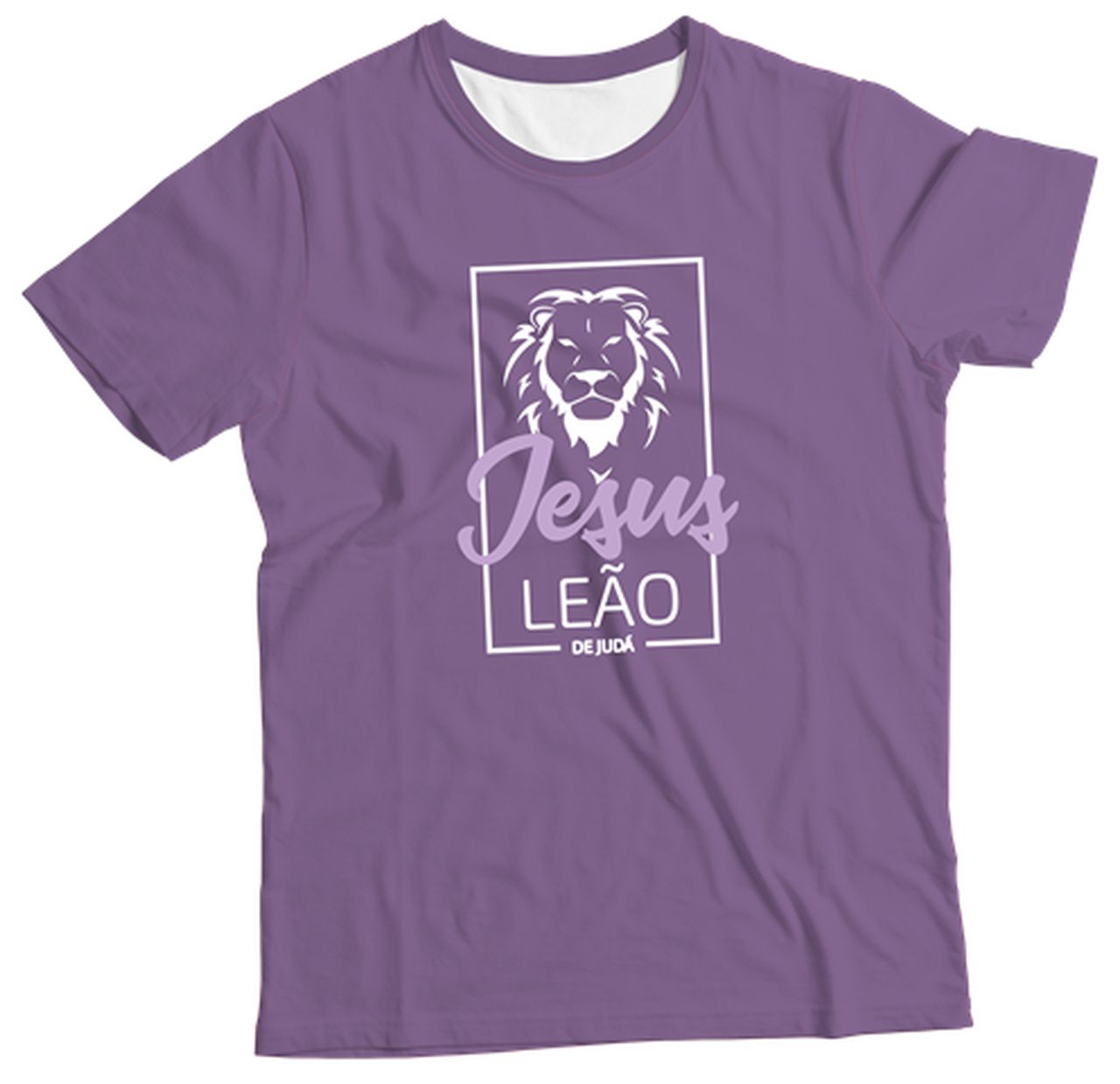 Camiseta Adulto Cristã Jesus Leão