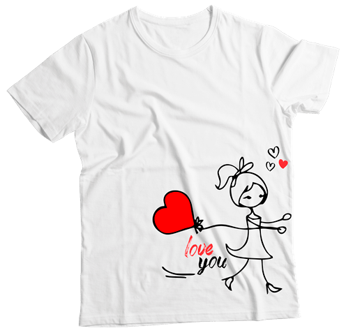Camiseta Adulto Love You Ela MC