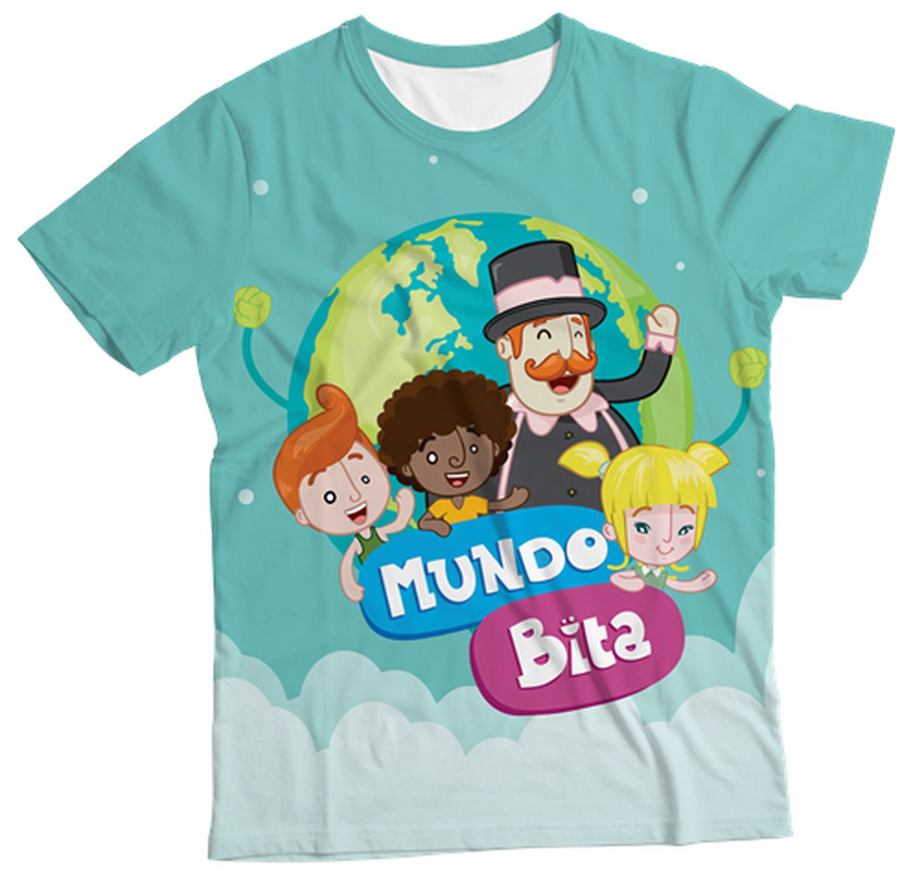 Camiseta Infantil Mundo Bita MC