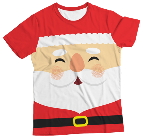 Camiseta Infantil Natal Papai Noel HoHoHo MC