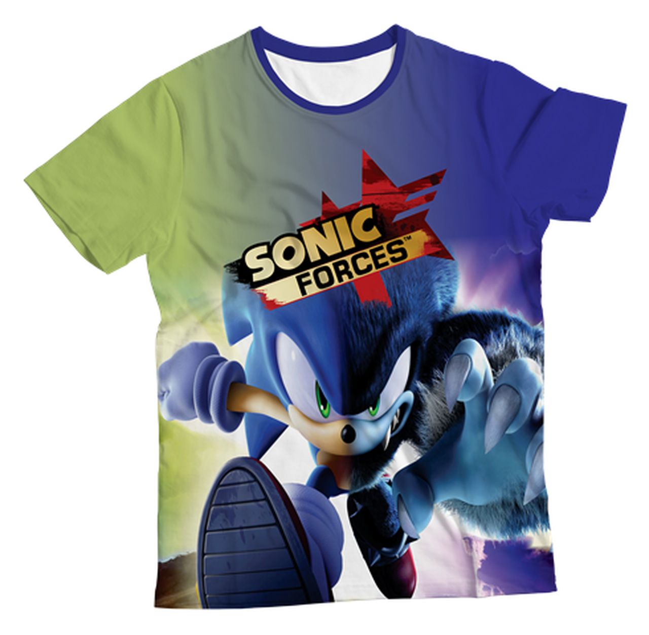 Camiseta Infantil Sonic Forces MC