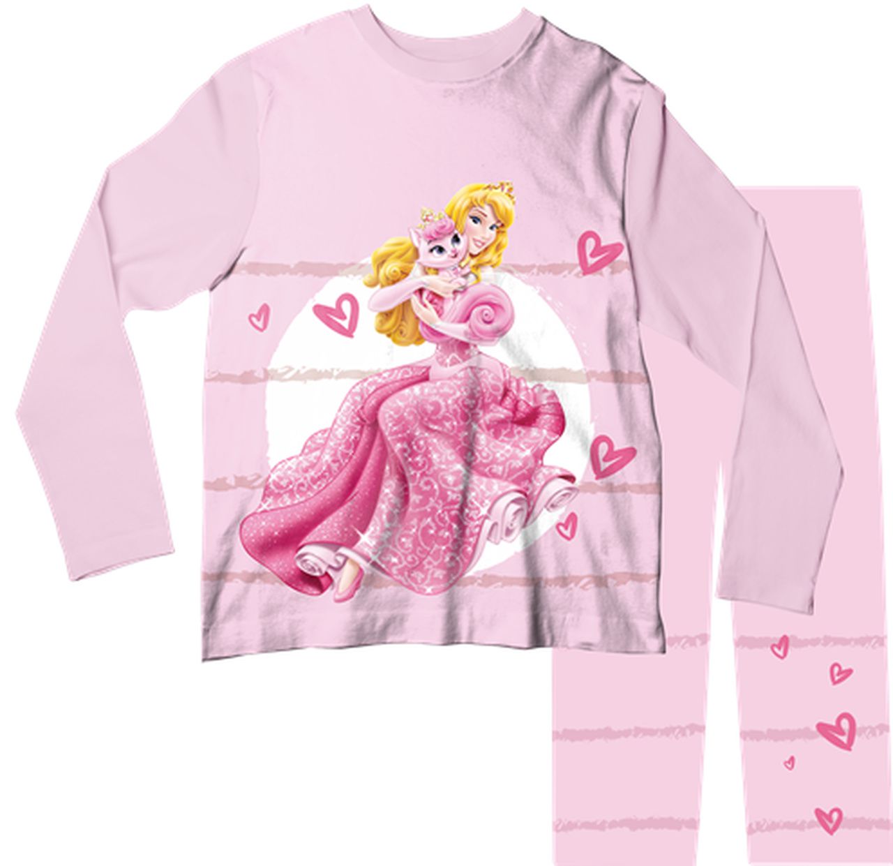 Pijama Infantil Aurora Rosa PJML