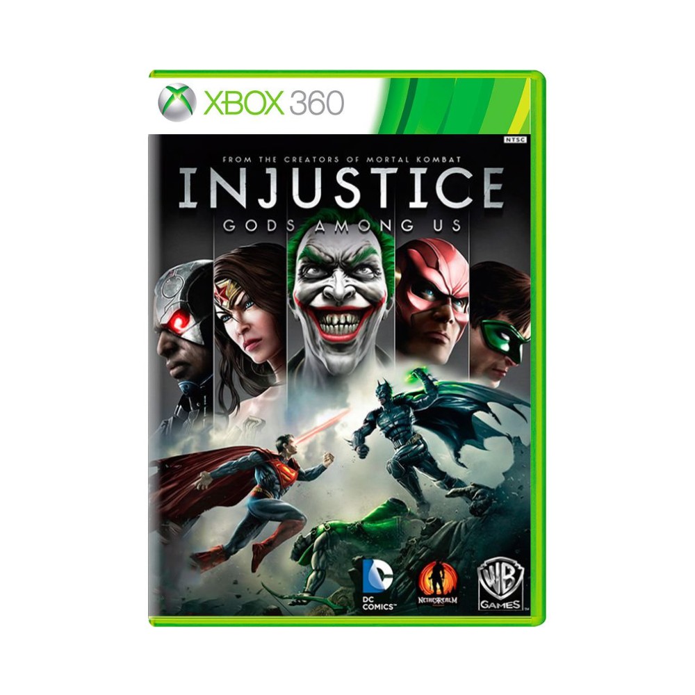 Jogo Injustice Gods Amoung Us + Filme Liga da Justiça Doom - Xbox 360