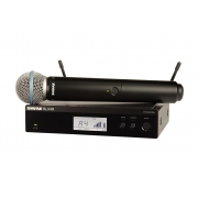 Microfone Shure BLX24RBR/B58-M15 S/Fio B58 Para Vocais