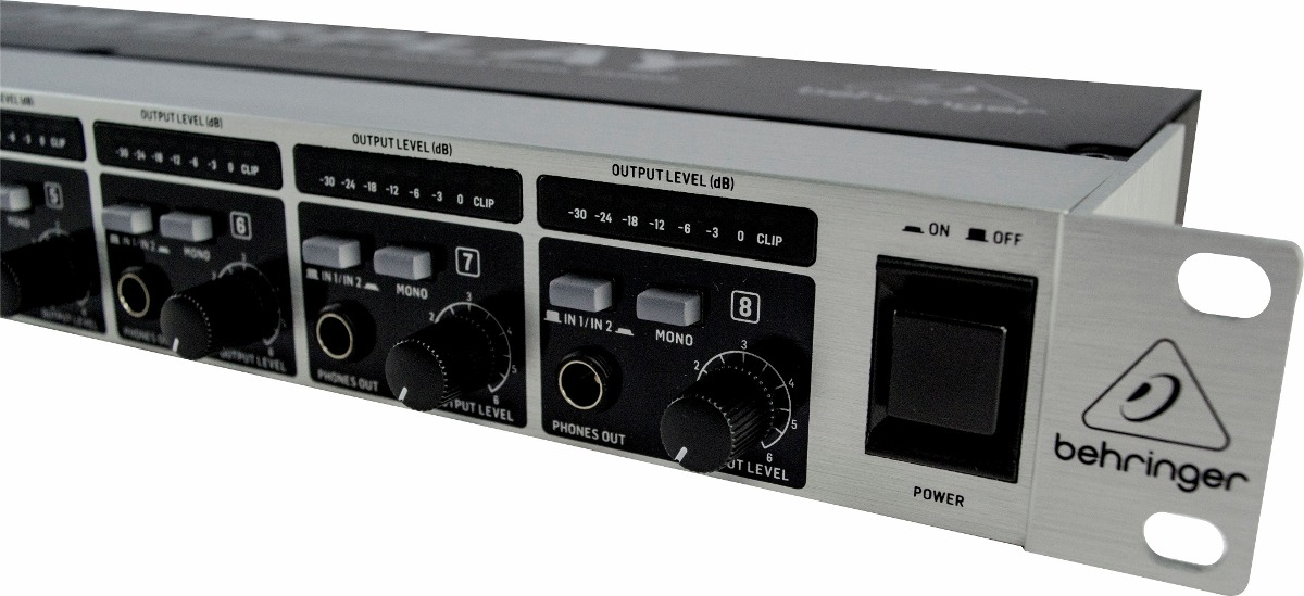 Amplificador de Fones Behringer HA8000 Powerplay Bivolt