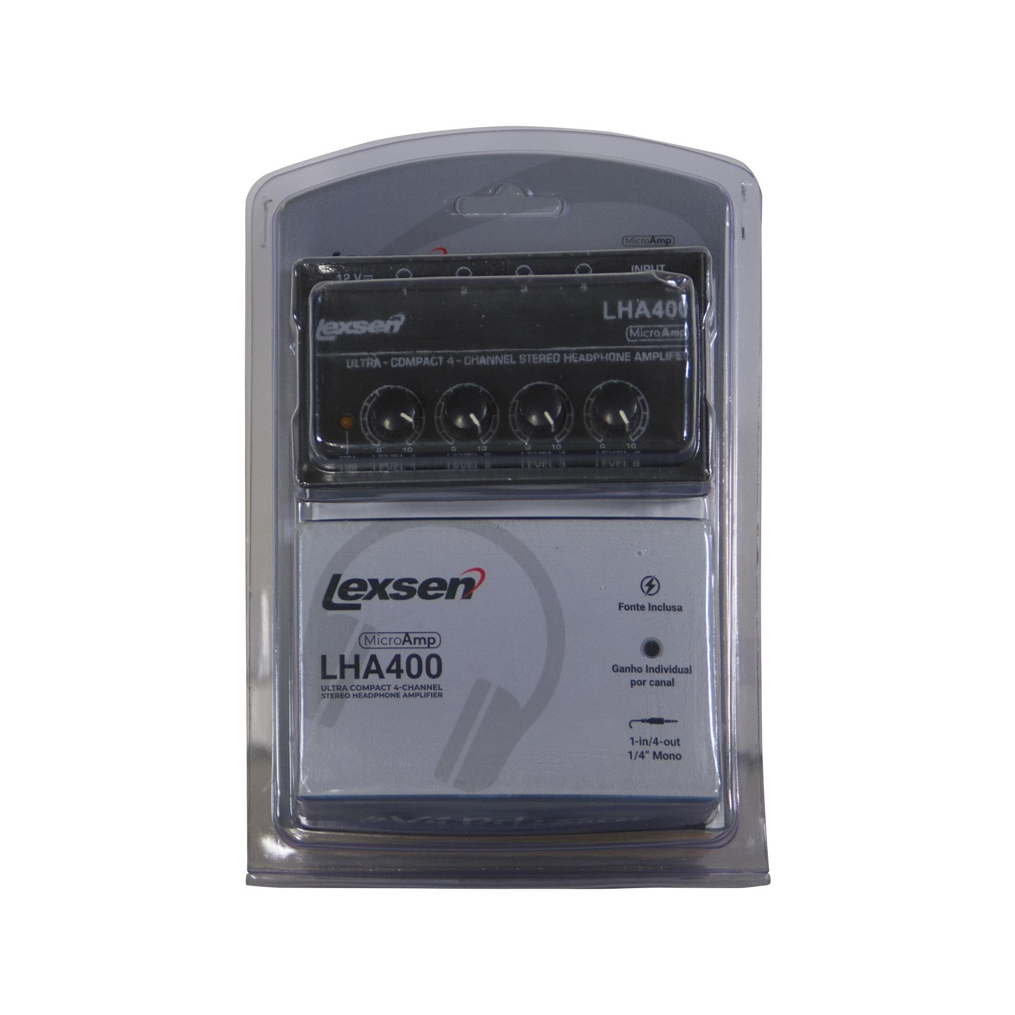 Amplificador Para Fone de Ouvido Lexsen LHA400