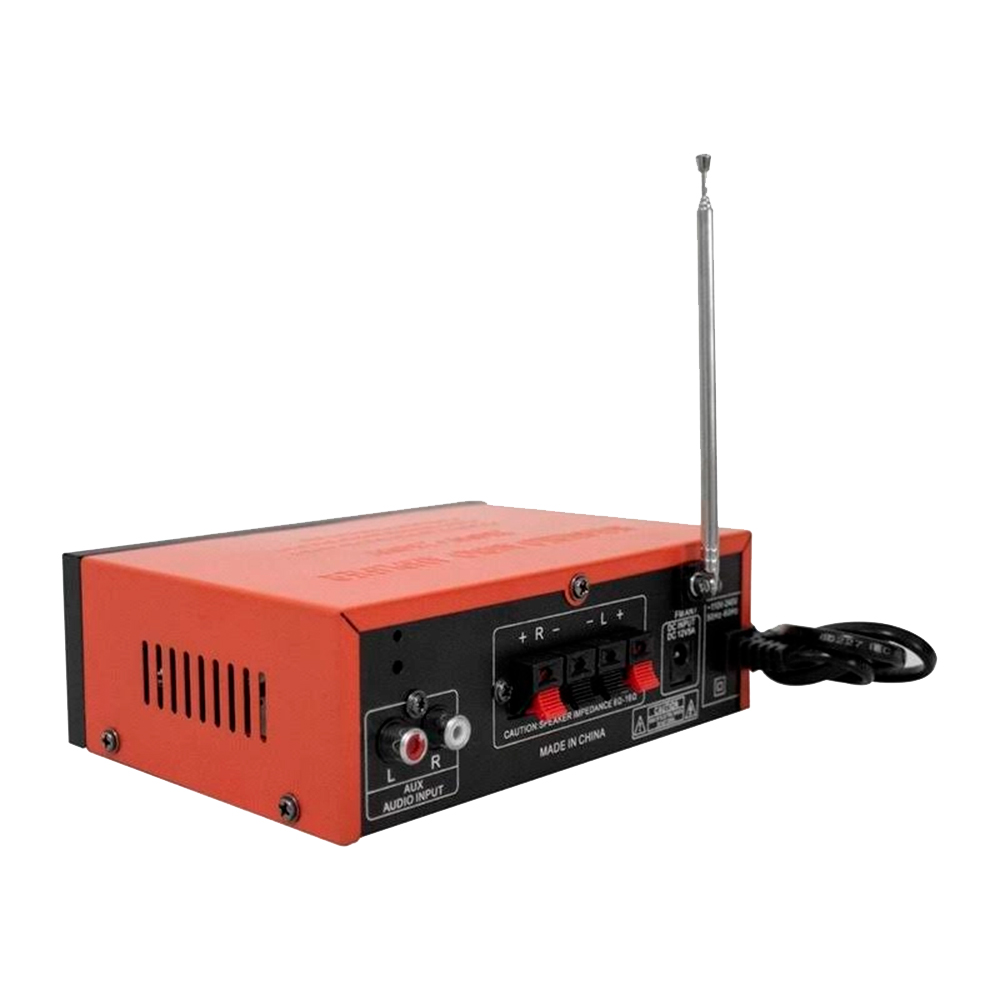 Amplificador Receiver RC02BT USB SD FM Bluetooth Soundvoice