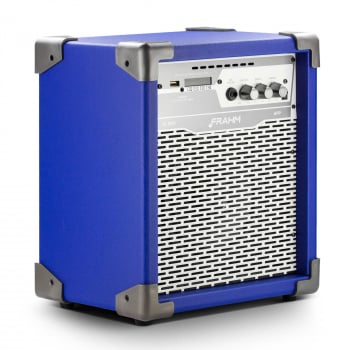 Caixa de Som Amp. LC 250 APP Azul Bluetooth 100W Frahm