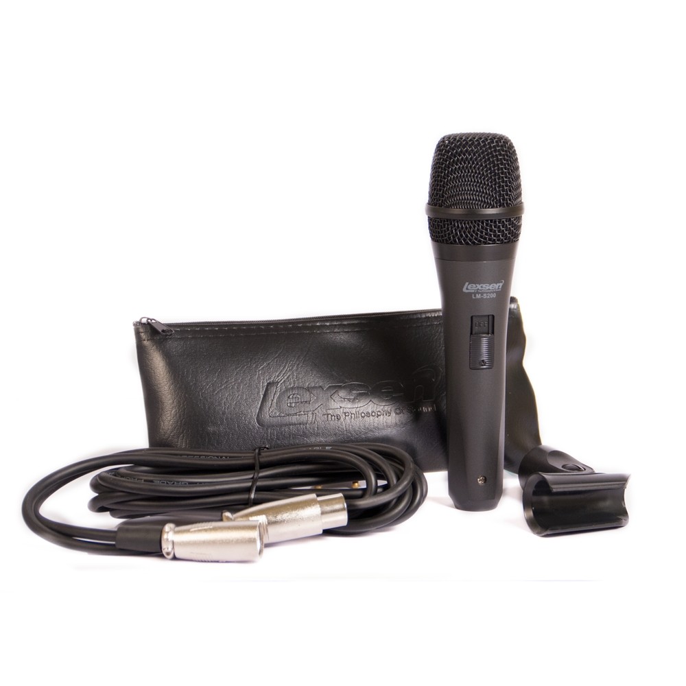 Microfone Com Fio, Vocais Cardioide, Cabo 3m LM-S200 Lexsen
