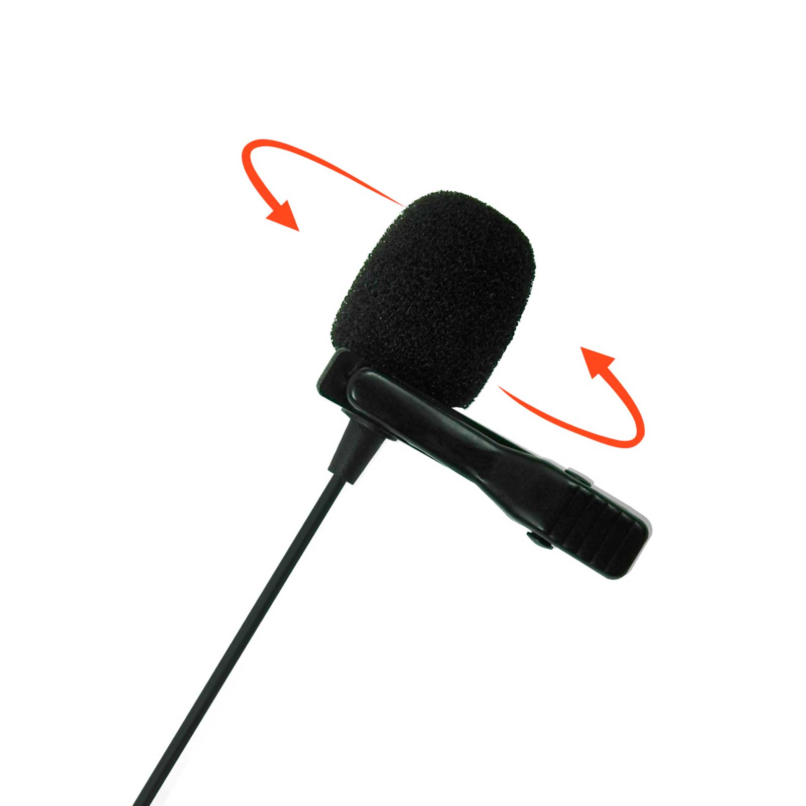 Microfone Lapela CSLM20B Alimentado Por Bateria JBL