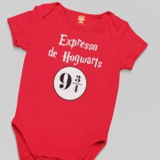 Body ou Camiseta Harry Potter Expresso Hogwarts