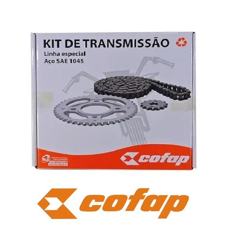Kit relação Completo Cofap Yamaha Ybr 125 00/02