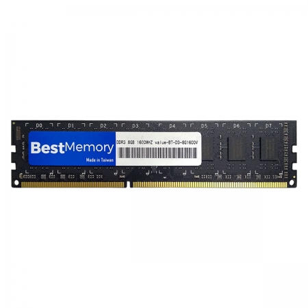 Memória 8GB Best Memory Value Series BT-D3-8G1600V, DDR3, 1600MHz