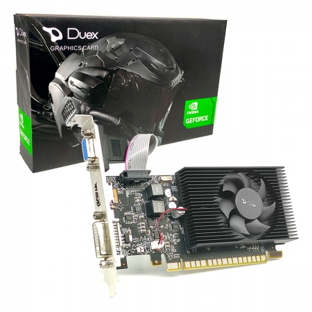 Placa de Vídeo Duex GeForce GT730 4GB, DDR3, 128 Bits, Low Profile, HDMI/DVI/VGA - DX GT730LP-4GD3-C