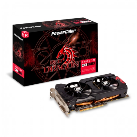 Placa de Vídeo PowerColor Red Dragon Radeon RX 570, 8GB, GDDR5, 256 Bits - 8GBD5-DHDV3/OC