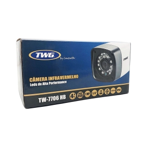 Câmera Bullet TWG TW-7706 HB, 1MP (1280(H) x 720(V)), 4x1, 1/4
