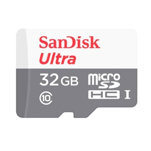 Cartão de Memória Micro SD Sandisk 32GB, Classe 10, C/Adaptador - SDSQUNS-032G-CN3MA