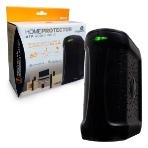 Estabilizador Ragtech Home Protector HTP 300VA, Monovolt 115V, 4 tomadas, Preto - 20HTP4046