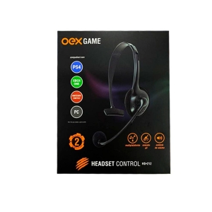 Headset Gamer OEX Control HS212, P3 (3.5mm), Multiplataforma - PS5, PS4, Xbox Series X|S, Xbox One