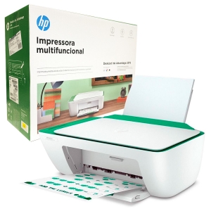 Impressora Multifuncional HP Deskjet Ink Advantage 2376,  USB 2.0, Colorida, Bivolt - 7WQ02A