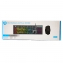 Kit Teclado e Mouse Gamer HP KM300F, USB, RGB, 6400 DPI, ABNT2