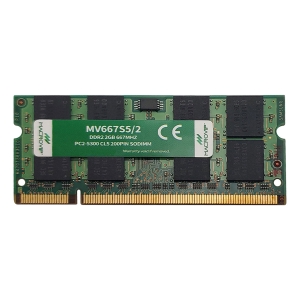Memória para Notebook 2GB Macrovip, DDR2, 667MHz, CL5 - MV667S5/2