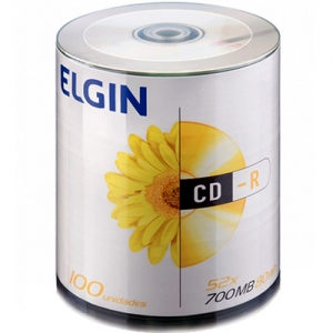 Mídia  CD-R Elgin 700MB 52x Sleeve com 100 82040