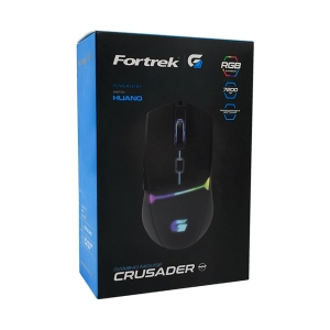 Mouse Gamer Fortrek G Crusader RGB, USB, 7200DPI, Preto - 70526