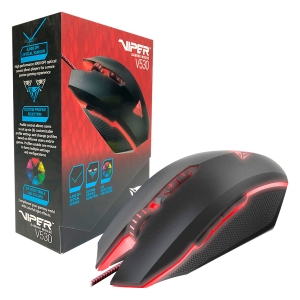 Mouse Gamer Patriot Viper V530, RGB, 4000 DPI, Teclas de Macro