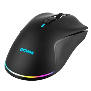 Mouse Gamer PCYES Anok, 1600 DPI, Recarregável, RGB - PMGAKRGB
