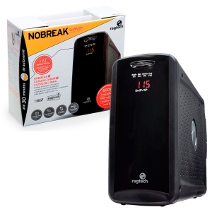 Nobreak 600VA Ragtech Save Digital STD-TI, Trivolt (115-127/220V), Saída 115V, 6 Tomadas - 20SHD4129