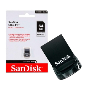 Pen Drive SanDisk Ultra Fit USB 3.1, 64GB - SDCZ430-064G-G46