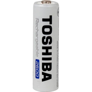Pilha Recarregável AA Toshiba, 2600 mAh, Blister C/ 4 Unidades - TNH-6GAE BP-4C
