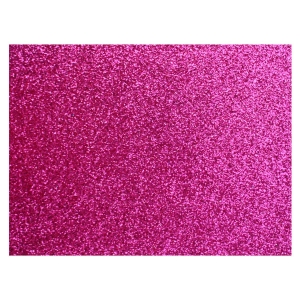 Placa de E.V.A. Glitter 2.0 mm, 40 x 60 Cm, Pacote c/ 5 Folhas - Make+ - Pink