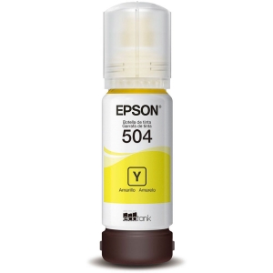 Refil Epson T504 Amarelo 70ml para Impressoras L4150 / L4160 / L6171 / L6161 e L6191 - T504420