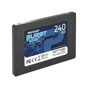 SSD 240GB Patriot Burst Elite, Sata III 6Gb/s, Leitura 450MB/s, Gravação 320MB/s - PBE240GS25SSDR