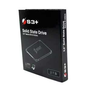 SSD 2TB S3+, SATA III 6 Gb/s, Leitura 550 MB/s, Gravação 500 MB/s - S3SSDC2T0